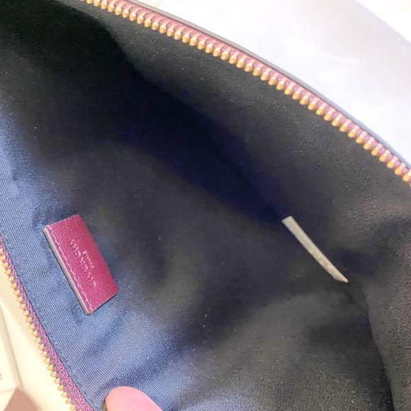 ❌SOLD❌NWT Givenchy Quilted Pouch, Aubergine - Picture 8 of 16